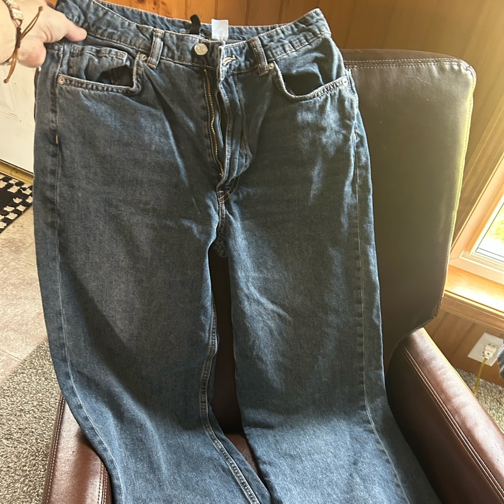 H&M wide leg jeans
